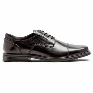 NEW ROCKPORT men's taylor cap toe shoe in black